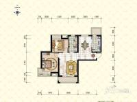 东壹区2室2厅1卫104㎡户型图