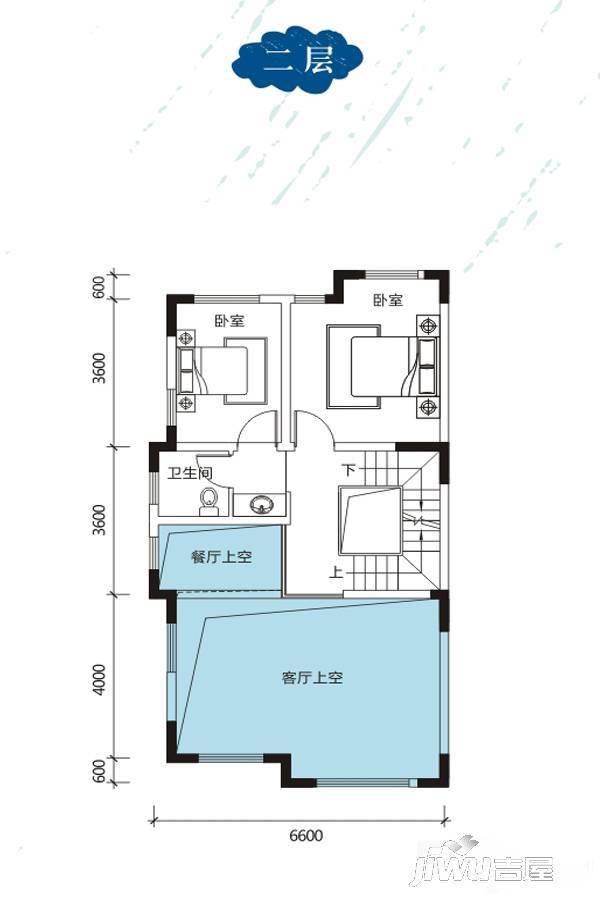 湖语公园3室2厅2卫167㎡户型图