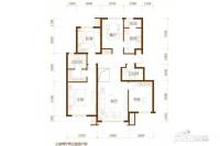 蓟县祥和家园3室2厅2卫125.5㎡户型图