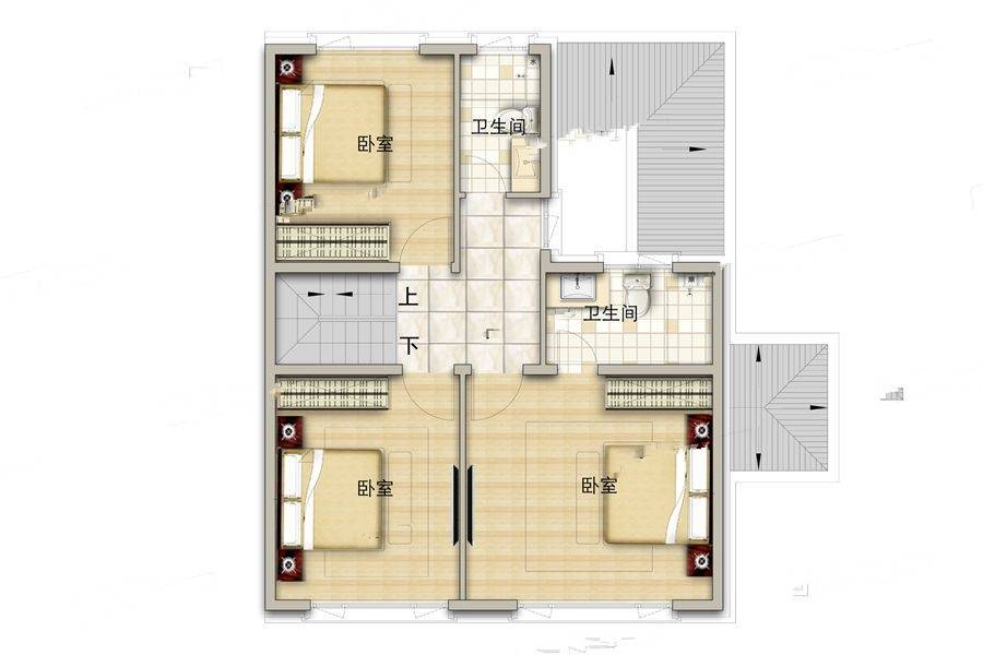 绿地海域香颂6室2厅4卫190㎡户型图