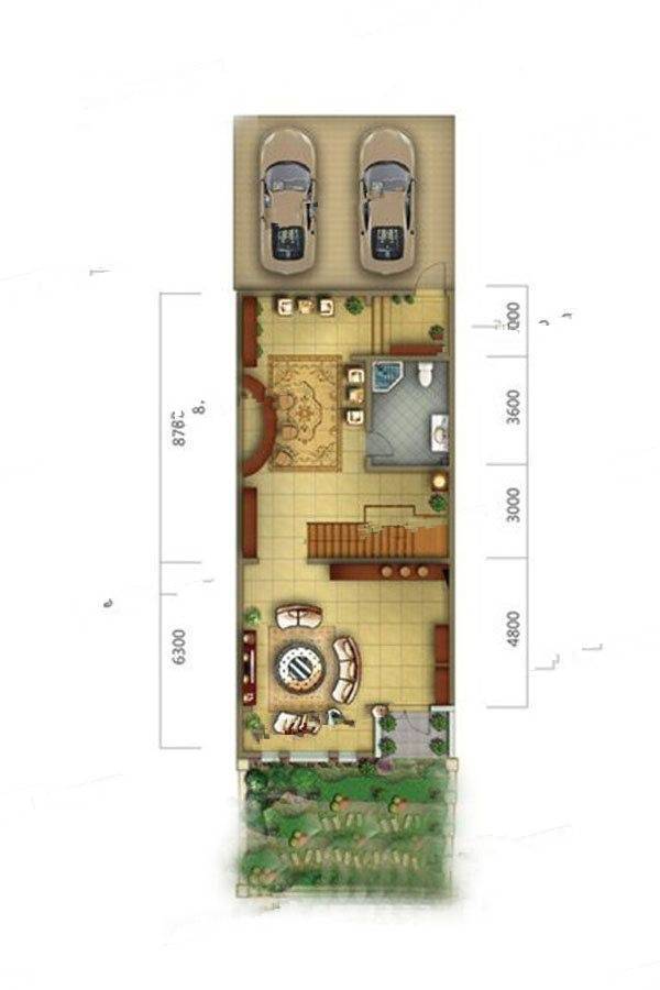 红山壹号院5室3厅4卫349㎡户型图