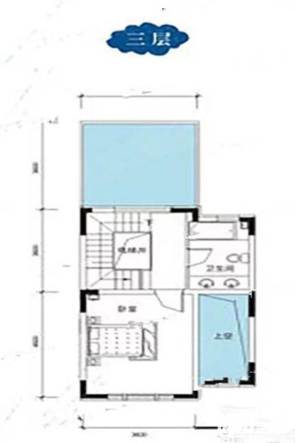 湖语公园3室2厅2卫138㎡户型图