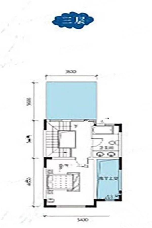 湖语公园3室2厅2卫138㎡户型图