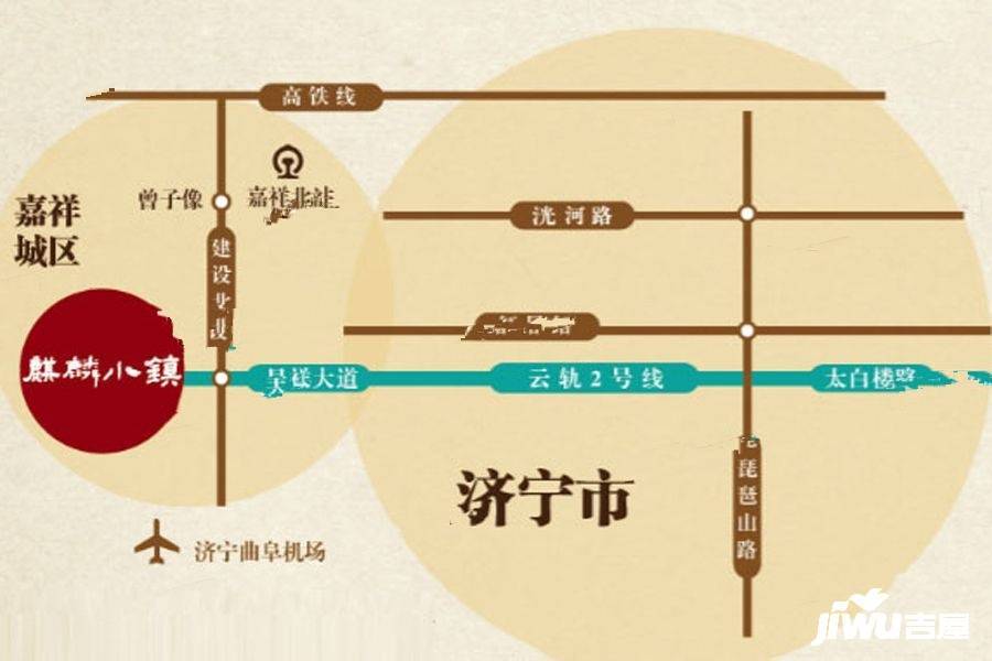 麒麟小镇位置交通图