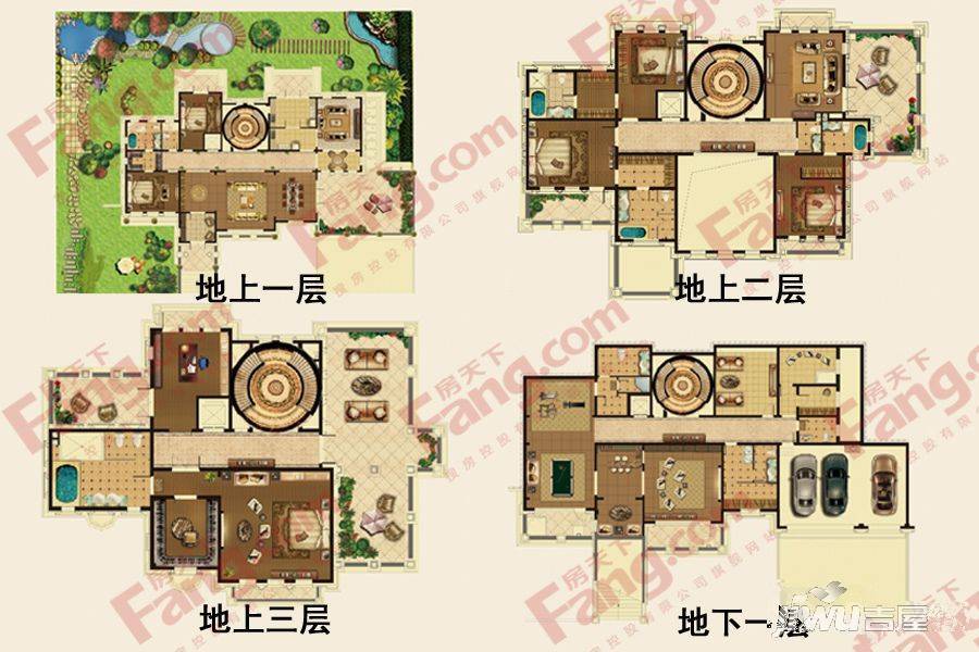 瑞马意墅9室5厅6卫640㎡户型图