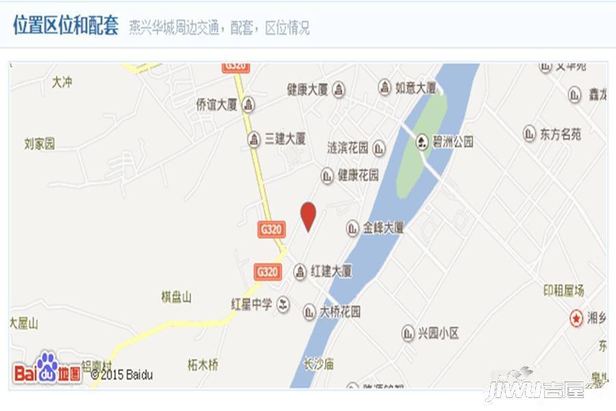 燕兴华城二期位置交通图