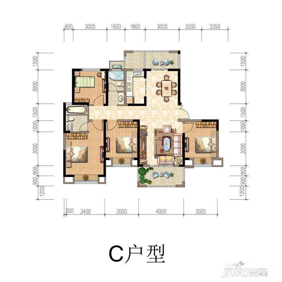 山南壹号户型图