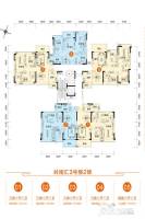 胜利茶文化博览城3室2厅2卫111㎡户型图