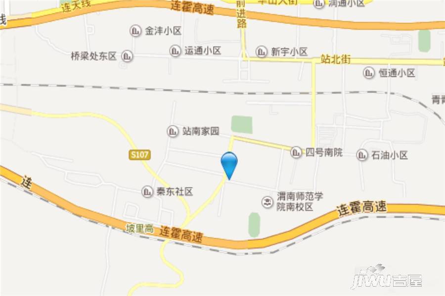 秦岭·阳光城位置交通图1