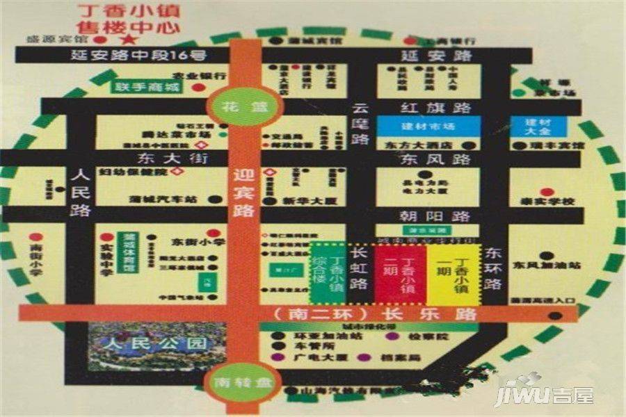 新兴丁香小镇位置交通图图片