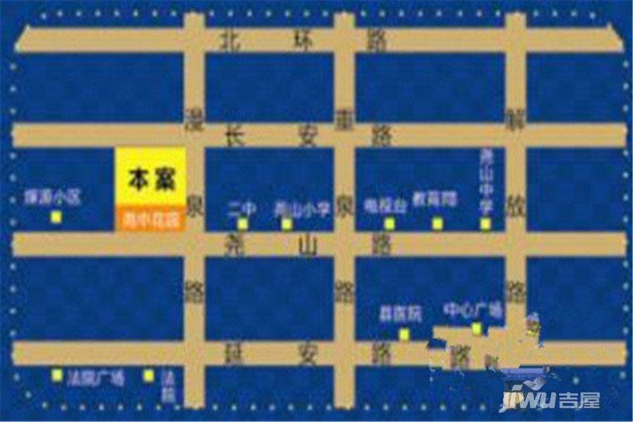 合威惠泽园位置交通图