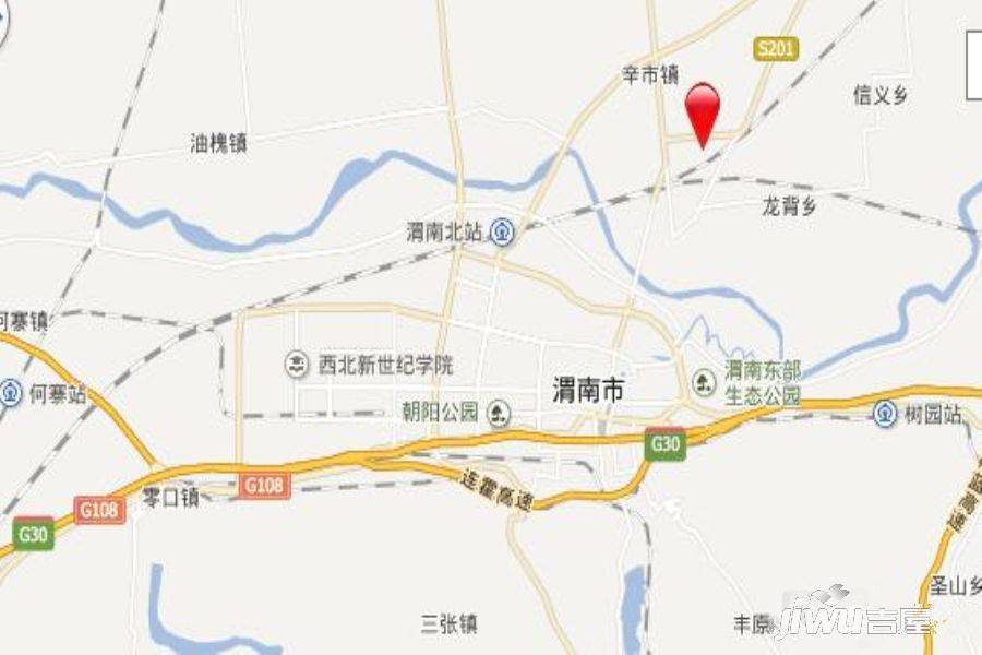 渭南凯泰建材城位置交通图