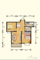 金星名座2室2厅1卫95.2㎡户型图