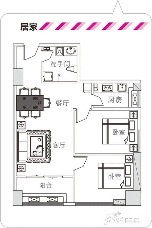 新洲人保大厦2室0厅0卫99.5㎡户型图