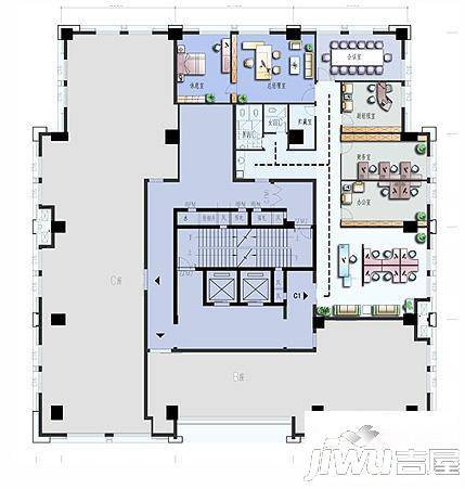 宇恒财富国际普通住宅303.7㎡户型图