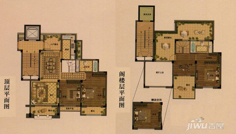 奥园壹号3室2厅2卫120㎡户型图