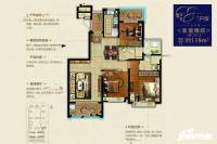 恒大悦珑湾3室2厅2卫119㎡户型图