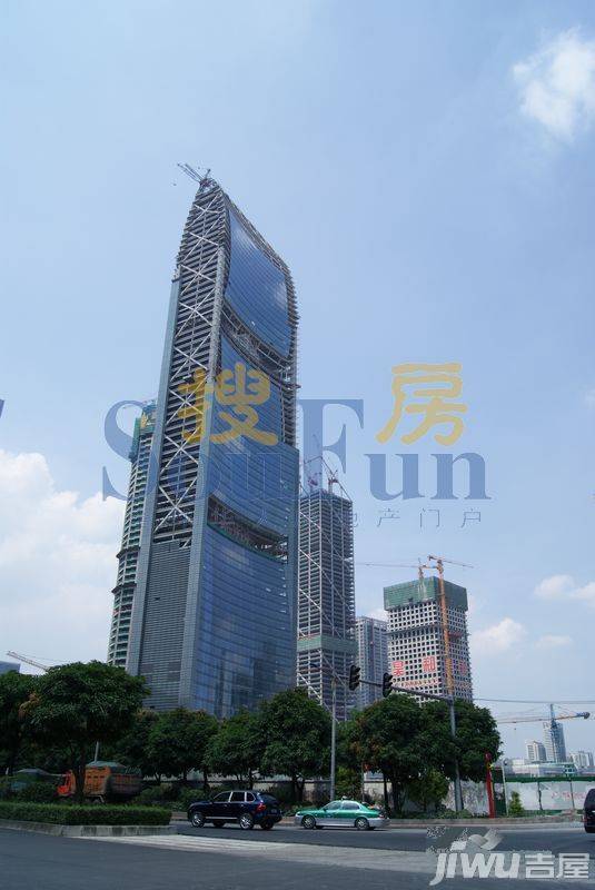 珠江城实景图图片