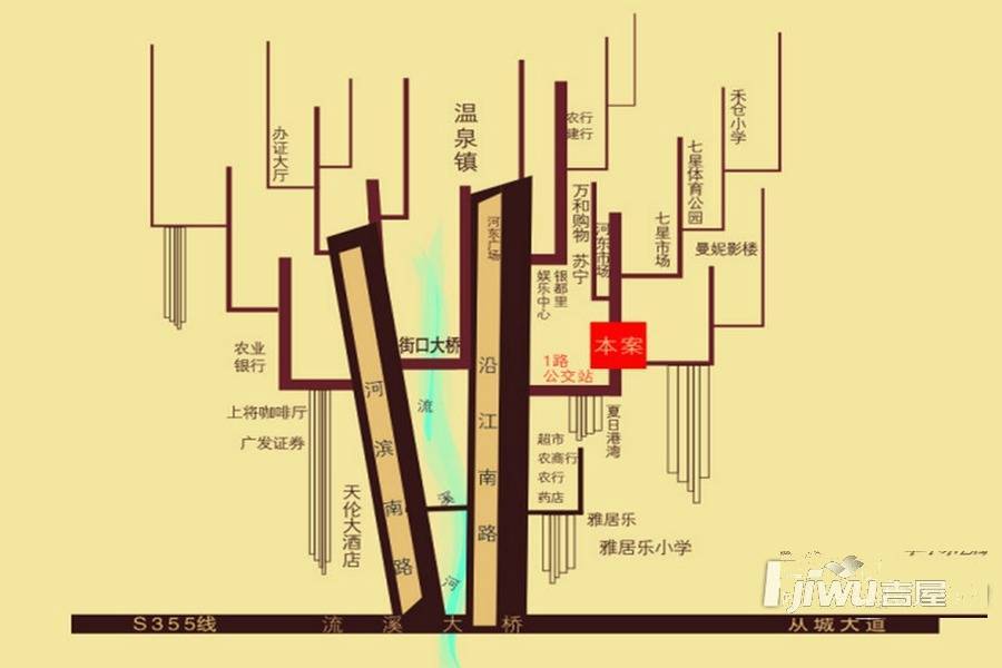 奶茶咖啡二期位置交通图图片