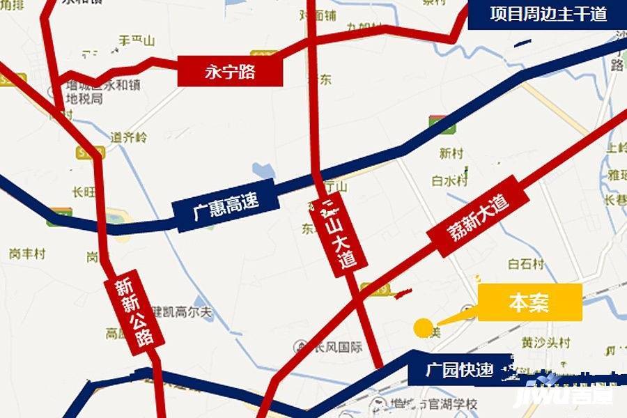 中海联睿品位置交通图