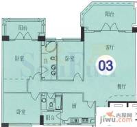 山水庭苑3室2厅2卫120㎡户型图