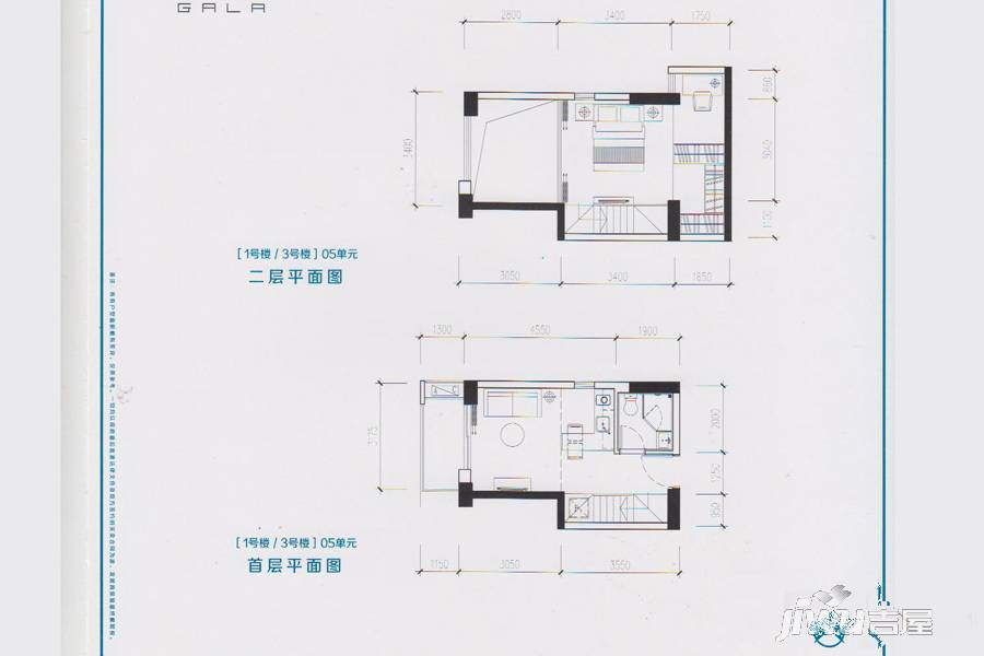 邦华·星际II1室1厅1卫35㎡户型图