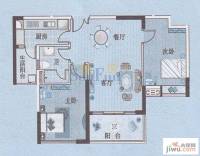 广州新塘新世界花园2室2厅1卫83.7㎡户型图