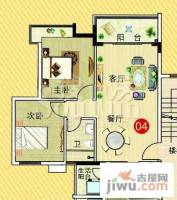 广州新塘新世界花园2室2厅1卫71.7㎡户型图