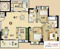 广州新塘新世界花园3室2厅0卫116.6㎡户型图