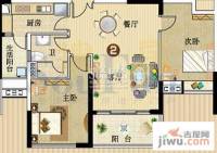 广州新塘新世界花园2室2厅1卫83.3㎡户型图