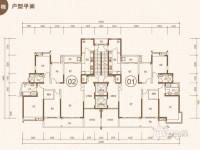 中惠璧珑湾3室2厅2卫177㎡户型图