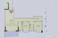 花城悦翠园3室2厅1卫84㎡户型图