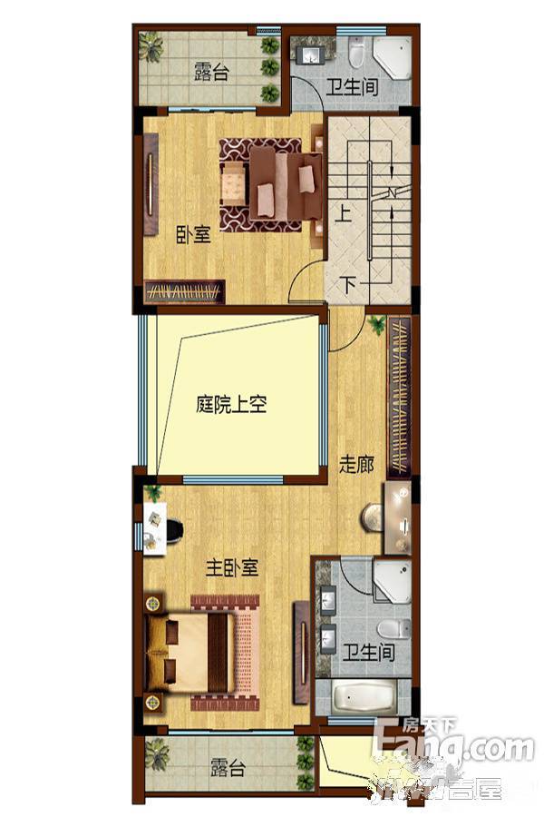 越秀星汇金沙4室3厅4卫240㎡户型图