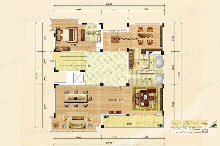 锦珠广场（商用）9室3厅9卫590㎡户型图