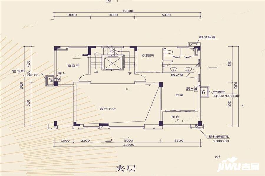 新城市星海墅6室5厅6卫507.7㎡户型图