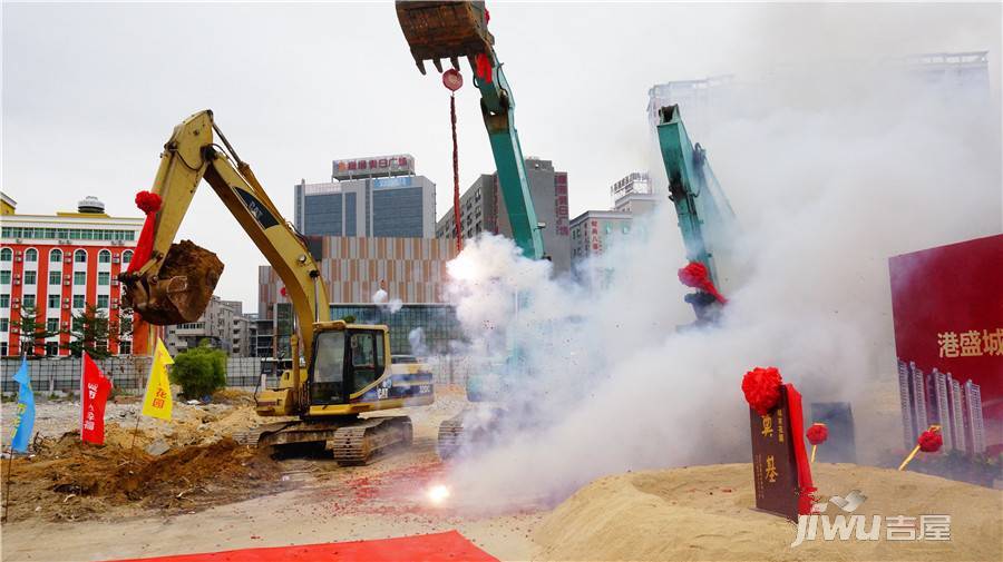 华盛城市花园商铺实景图图片