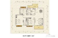 永兴国际城3室2厅2卫120㎡户型图