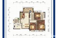 碧桂园海湾城3室2厅2卫110㎡户型图