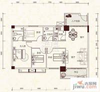 御景豪庭凯旋郡4室2厅2卫115.5㎡户型图