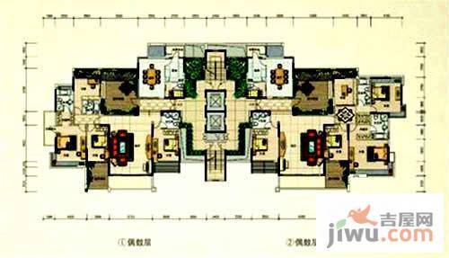 明丰东江府4室2厅2卫267㎡户型图