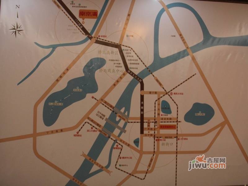 南京湾锦绣香江位置交通图图片
