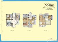 碧桂园江北新城5室2厅4卫248㎡户型图