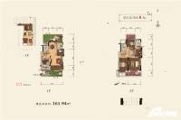 和顺沁园春4室2厅2卫161.9㎡户型图