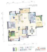 富川瑞园3室2厅1卫94㎡户型图