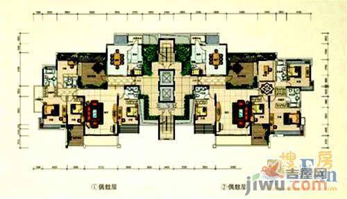 明丰东江府4室2厅3卫255㎡户型图