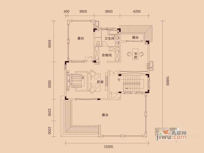 惠东国际新城7室2厅6卫429㎡户型图