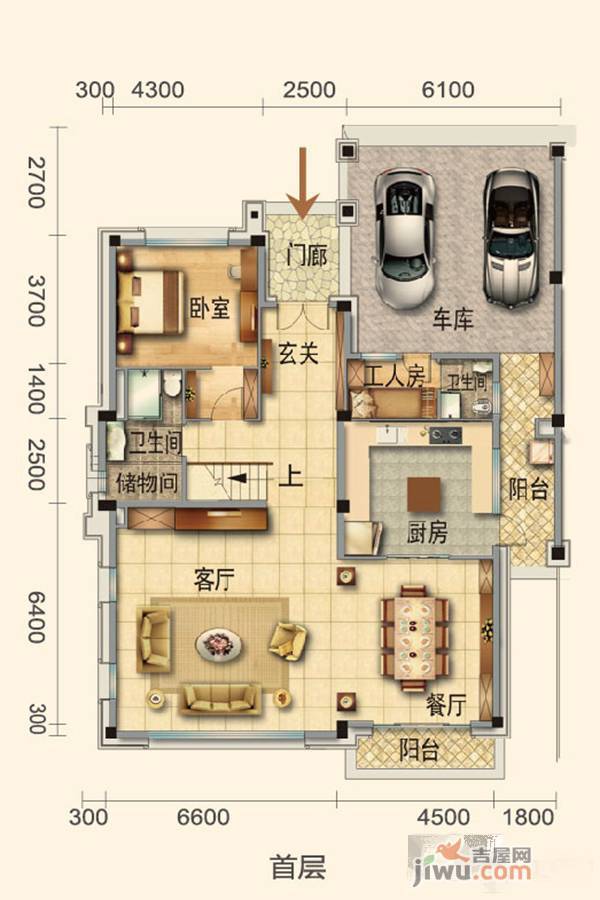 碧桂园九龙湾6室2厅7卫503㎡户型图