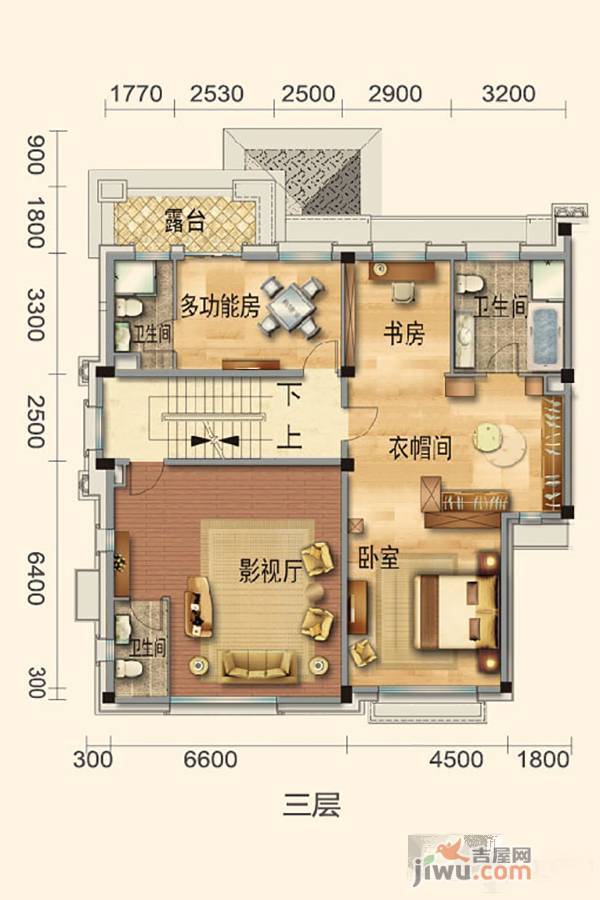 碧桂园九龙湾6室2厅7卫503㎡户型图