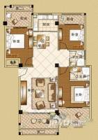 嘉泰皇家滨城3室2厅2卫133㎡户型图