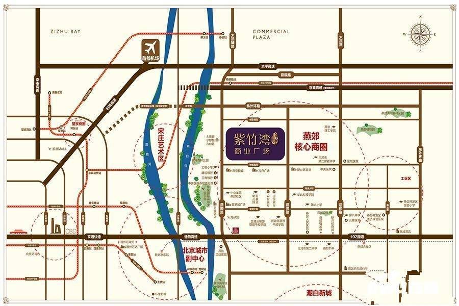 紫竹湾商业广场位置交通图图片
